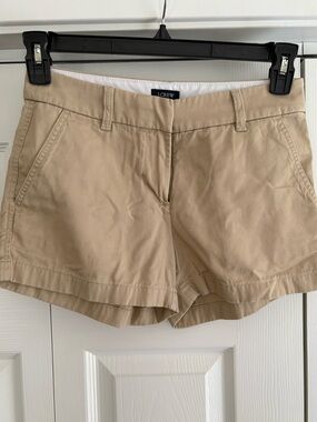 2 pair of J.CREW Women's Chino Shorts. Size 0.